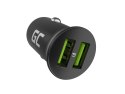 Green Cell Ładowarka samochodowa GC PowerRide Nano36 36W 6A 2x USB-A