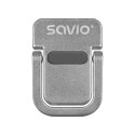 Savio Stopki do laptopa srebrne PB-03