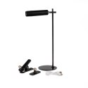 Lampka biurkowa V-TAC VT-7413 4w1 kinkiet, klips, latarka 3W LED 37cm 4000K 300lm (SKU 23042) Czarny