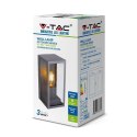 Oprawa ścienna V-TAC VT-837 elewacyjna 1xE27 60W max IP44 (SKU 8517) Czarny