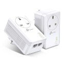 TP-Link TL-PA7027P KIT Karta sieciowa do PowerLine 1000 Mbit/s Przewodowa sieć LAN Biały 2 szt.