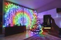 TWINKLY Inteligentna kurtyna Curtain 210 LED RGB+W 1,5/2,1m, przezroczysty przewód