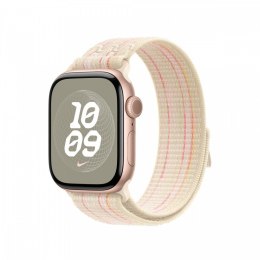 Apple Opaska sportowa Nike w kolorze księżycowej poświaty/różowym do koperty 42 mm