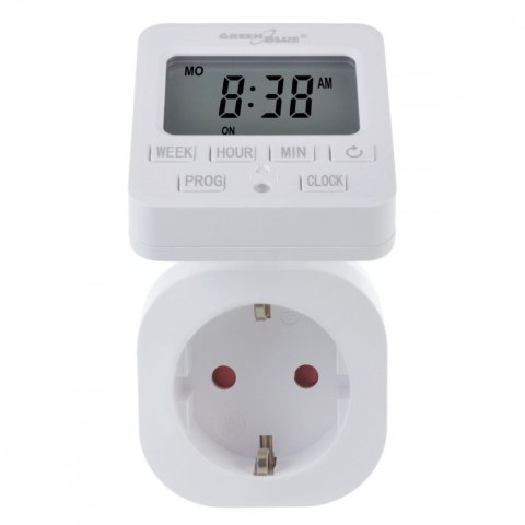 GreenBlue Timer cyfrowy GB605 E 16A IP20