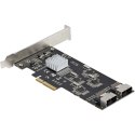 StarTech.com 8P6G-PCIE-SATA-CARD adapter Wewnętrzny Mini-SAS