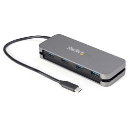 StarTech.com HB30CM4AB huby i koncentratory USB 3.2 Gen 1 (3.1 Gen 1) Type-C 5000 Mbit/s Czarny, Szary