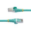 StarTech.com NLAQ-5M-CAT6A-PATCH kabel sieciowy Kolor Aqua S/FTP (S-STP)