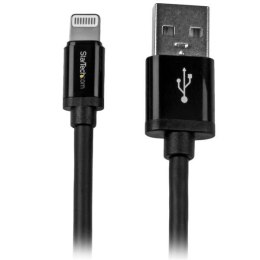 StarTech.com USBLT2MB kabel Lightning 2 m Czarny