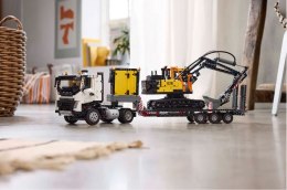 LEGO Klocki Technic 42175 Ciężarowka Volvo FMX i koparka EC230 Electric