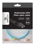 Kabel światłowodowy wielomodowy duplex OM4 50/125 LC/LC 0,5m Gembird