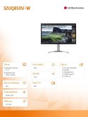 LG Electronics Monitor 31.5 cali 32UQ850V-W UHD