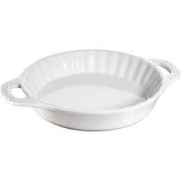 Okrągły półmisek ceramiczny do ciast Staub - 1.2 ltr, Biały