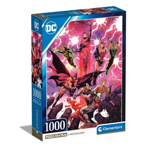 Clementoni DC Puzzle układanka 1000 szt. Komiksy