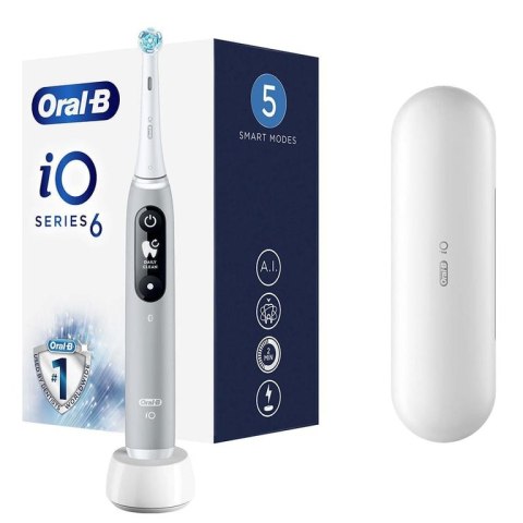 Oral-B iO 4210201381686 szczoteczka elektryczna Obrotowa szczoteczka do zębów Szary