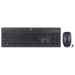 Zestaw klawiatura + mysz HP 230 Wireless Mouse and Keyboard Combo bezprzewodowe czarne 18H24AA