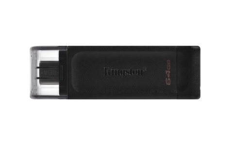 Kingston Technology DataTraveler 70 pamięć USB 64 GB USB Type-C 3.2 Gen 1 (3.1 Gen 1) Czarny