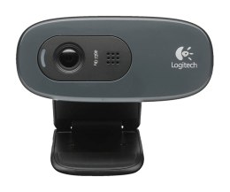 Logitech HD Webcam C270 kamera internetowa 3 MP 1280 x 720 px USB 2.0 Czarny, Szary