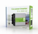 EnerGenie EG-PWC300-01 adapter zasilający/ inwentor/przetwornica Auto 300W Aluminium