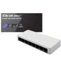 Qoltec SWITCH przełącznik sieciowy 8 x port RJ45 | 100Mbps | Fast Ethernet | LAN