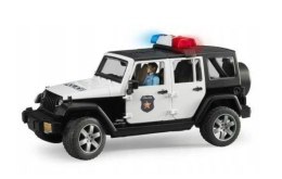 BRUDER Pojazd Jeep Wrangler Rubicon policja z figurką