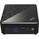 MSI Cubi N ADL-006DE Intel® N N200 4 GB DDR4-SDRAM 128 GB SSD Windows 11 Pro Mini PC Czarny