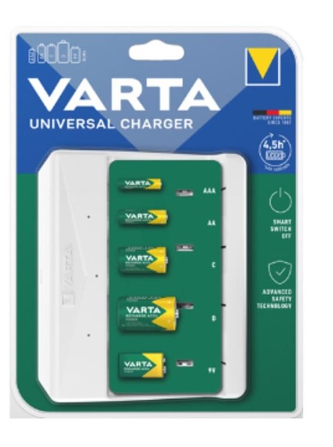 Varta Universal Charger ładowarka akumulatorów Akumulator do domowego użytku Prąd przemienny