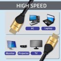 QOLTEC KABEL HDMI V2.1 ULTRA HIGH SPEED 8K | 60HZ | 28AWG | GOLD | 3M