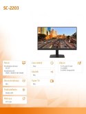 AG NEOVO Monitor 22 cale SC-2203 24/7 LED VA FHD HDMI VGA BNC