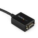 StarTech.com DP2VGA2 adapter kablowy 0,225 m DisplayPort VGA (D-Sub) Czarny