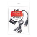 CLUB3D Multi Stream Transport Hub DisplayPort 1.2 Dual Monitor