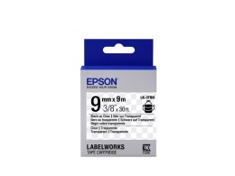 Epson Label Cartridge Transparent LK-3TBN Clear Black/Clear 9mm (9m)