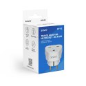 Savio Adapter podróżny, gniazdo UK wtyk EU AP-02