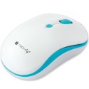 Techly IM 1600-WT-WBW myszka Oburęczny RF Wireless Optyczny 1600 DPI