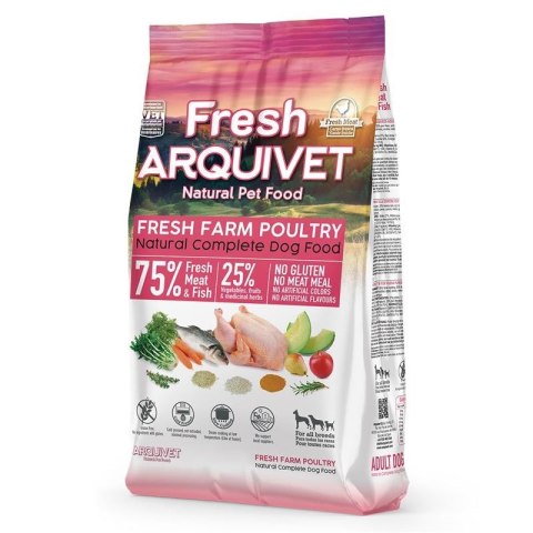 ARQUIVET Fresh Kurczak i Ryba oceaniczna - sucha karma dla psa - 2,5 kg