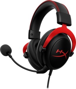 HyperX Cloud II - zestaw słuchawkowy do gier (czarno-czerwony)