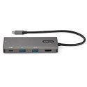 StarTech.com DKT31CHPDL stacja dokująca Przewodowa USB 3.2 Gen 2 (3.1 Gen 2) Type-C Czarny, Szary