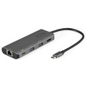 StarTech.com DKT31CHPDL stacja dokująca Przewodowa USB 3.2 Gen 2 (3.1 Gen 2) Type-C Czarny, Szary