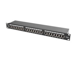 Patch panel Lanberg PPS6-1024-B (1U; kat. 6; 24xRJ-45)