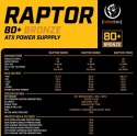 Rebeltec Zasilacz ATX RAPTOR 600W BRONZE 80+,Single Rail, DC-DC