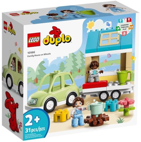 LEGO DUPLO 10986 Town Dom rodzinny na kółkach