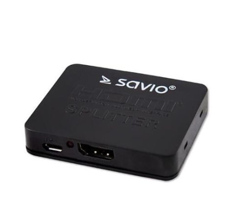 Splitter Savio CL-93 HDMI, 1x2 Full HD 4K