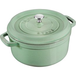 Garnek żeliwny okrągły Staub - 2.6 ltr, Miętowy