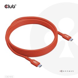 CLUB3D CAC-1513 kabel USB 3 m USB 2.0 USB C Pomarańczowy