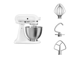 KitchenAid 5K45SSEWH Mikser stojący 275 W Metaliczny, Biały