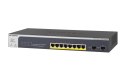 NETGEAR GS510TPP Zarządzany L2/L3/L4 Gigabit Ethernet (10/100/1000) Obsługa PoE Czarny