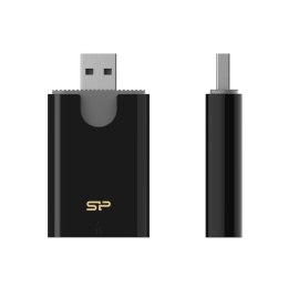 Silicon Power Combo czytnik kart USB 3.2 Gen 1 (3.1 Gen 1) Type-A Czarny