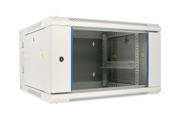 Extralink Szafka wisząca rack 6U 600x600 szara dwusekcyjna