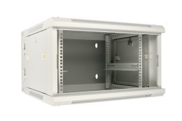 Extralink Szafka wisząca rack 6U 600x600 szara dwusekcyjna