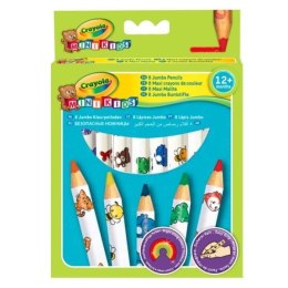 Goliath Kredki ołówkowe dekorowane Jumbo Crayola Baby 8 sztuk