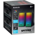 Defender Głośniki komputerowe SPITFIRE 2.0 6W LED USB